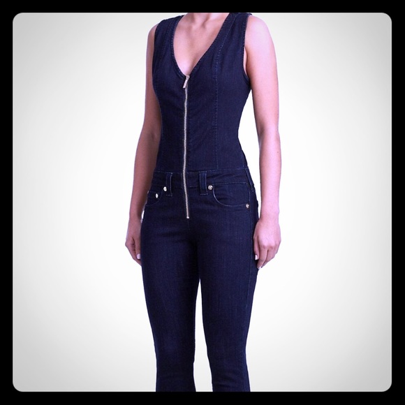 true religion denim jumpsuit